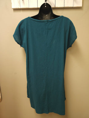 Beautiful Teal Top with a Lot of "Soul"