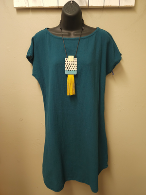 Beautiful Teal Top with a Lot of "Soul"