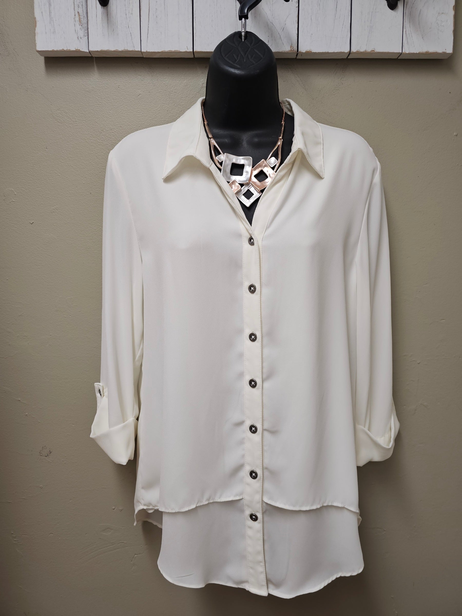 トップス DOUBLE BUTTON SHIRT bal original L DOUBLE BUTTON SHIRT – Global baloriginal.com