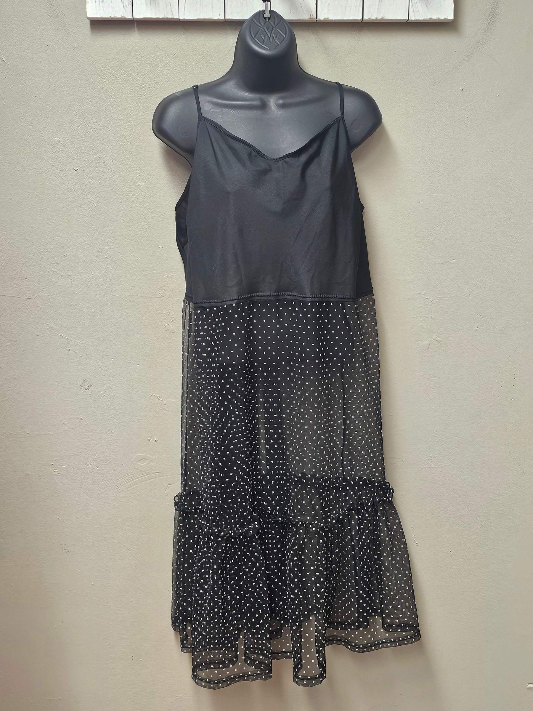 Black Under/Over Dress Seams by Sarah