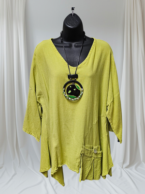 10 Color Ways NEW COLORS - Fun Oversized Top with a Loose "Pocket" One Size