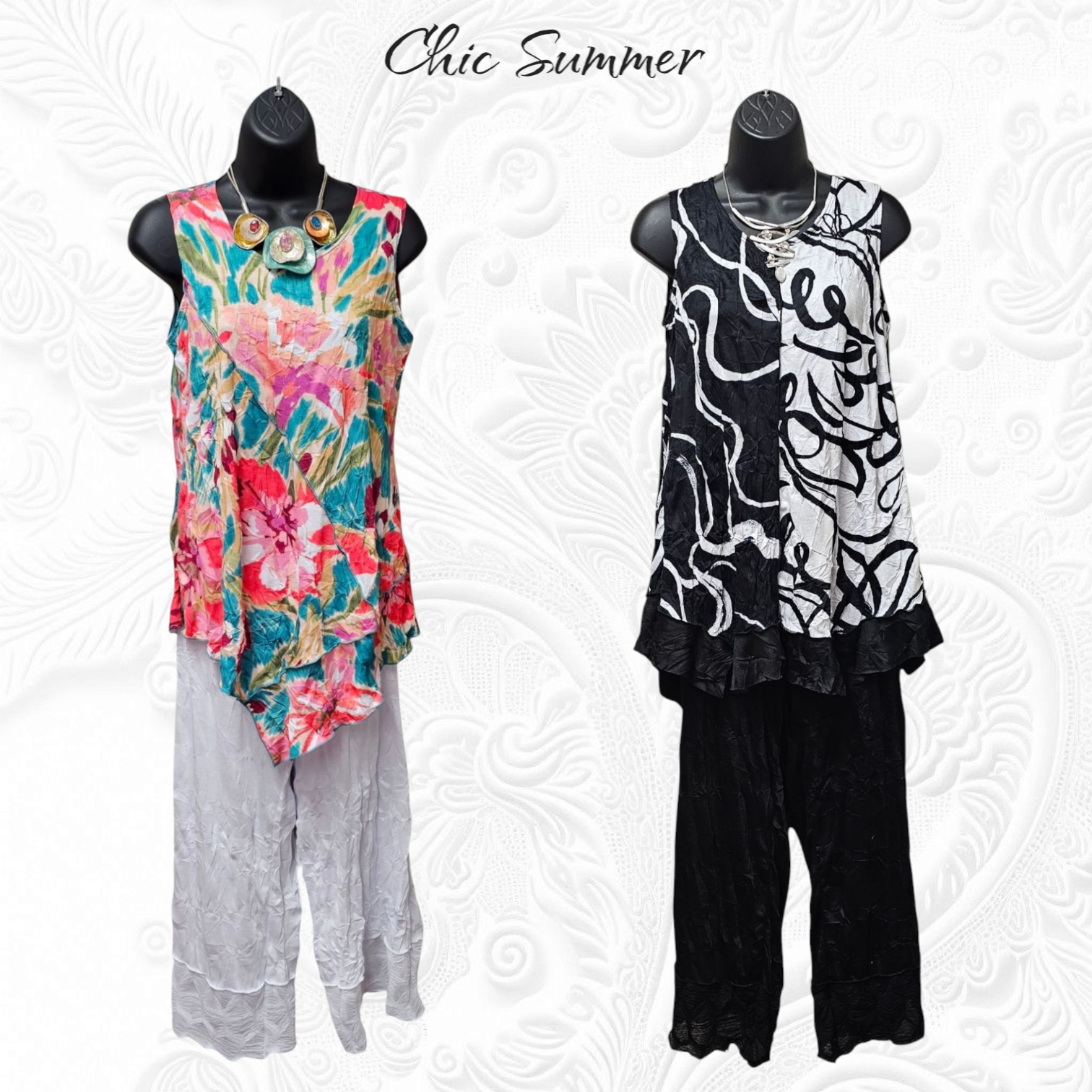 2 Color Ways - Fun Yet Classy Tank Tops Made in the USA