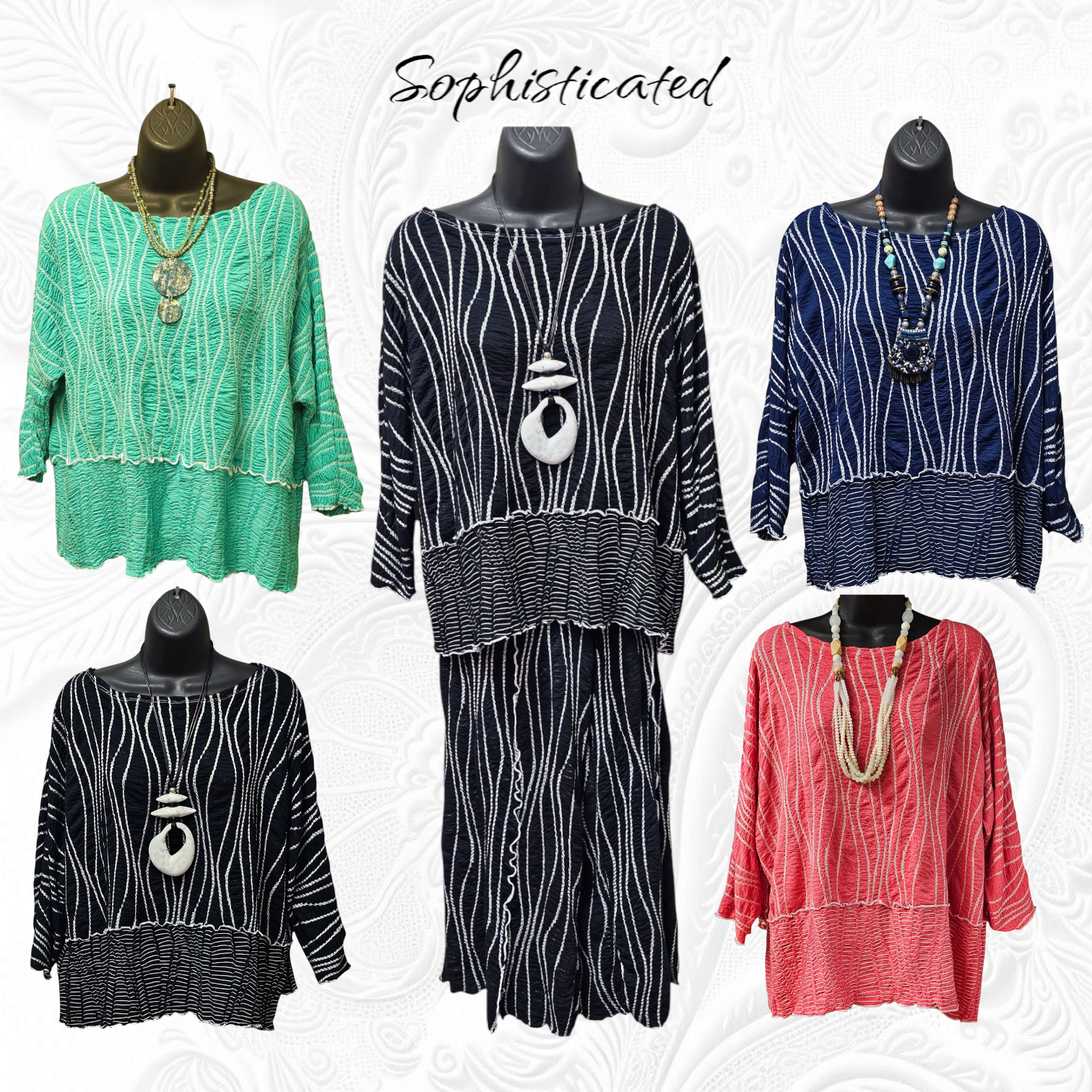 4 Color Ways - Gorgeous Dressy Tops Made in the USA