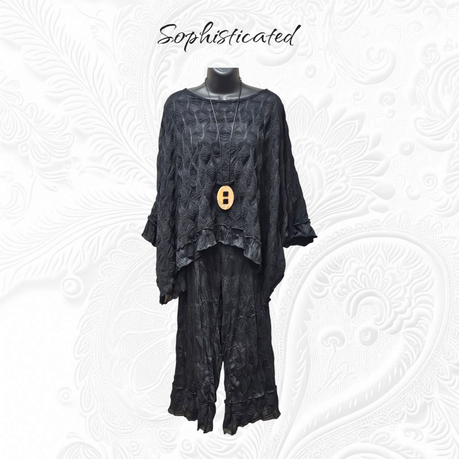 Gorgeous Light Knit Black Top Made in the USA