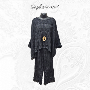 Gorgeous Light Knit Black Top Made in the USA