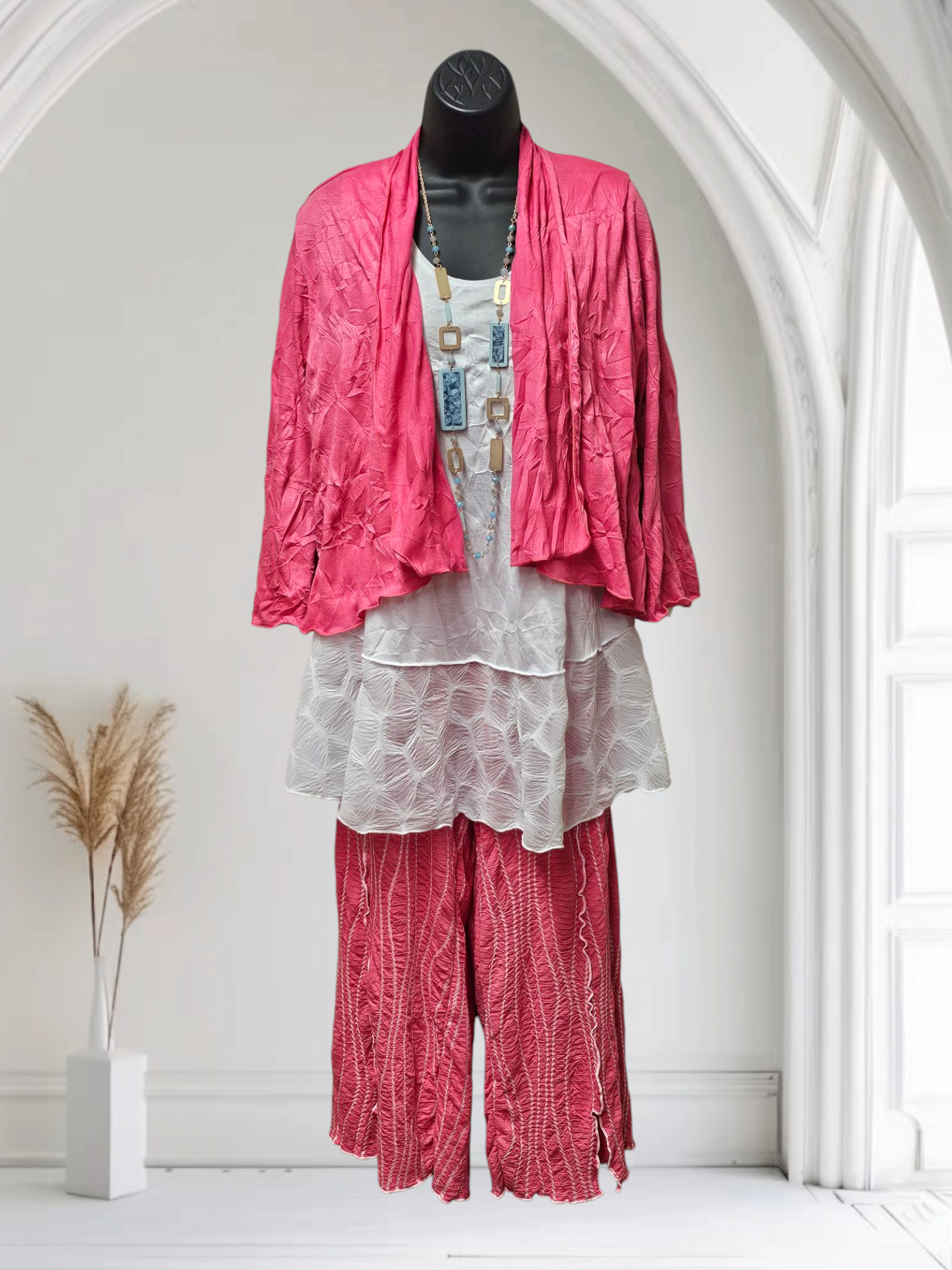 3 Color Ways - Classic Solid Color Collared Shrugs  Made in the USA