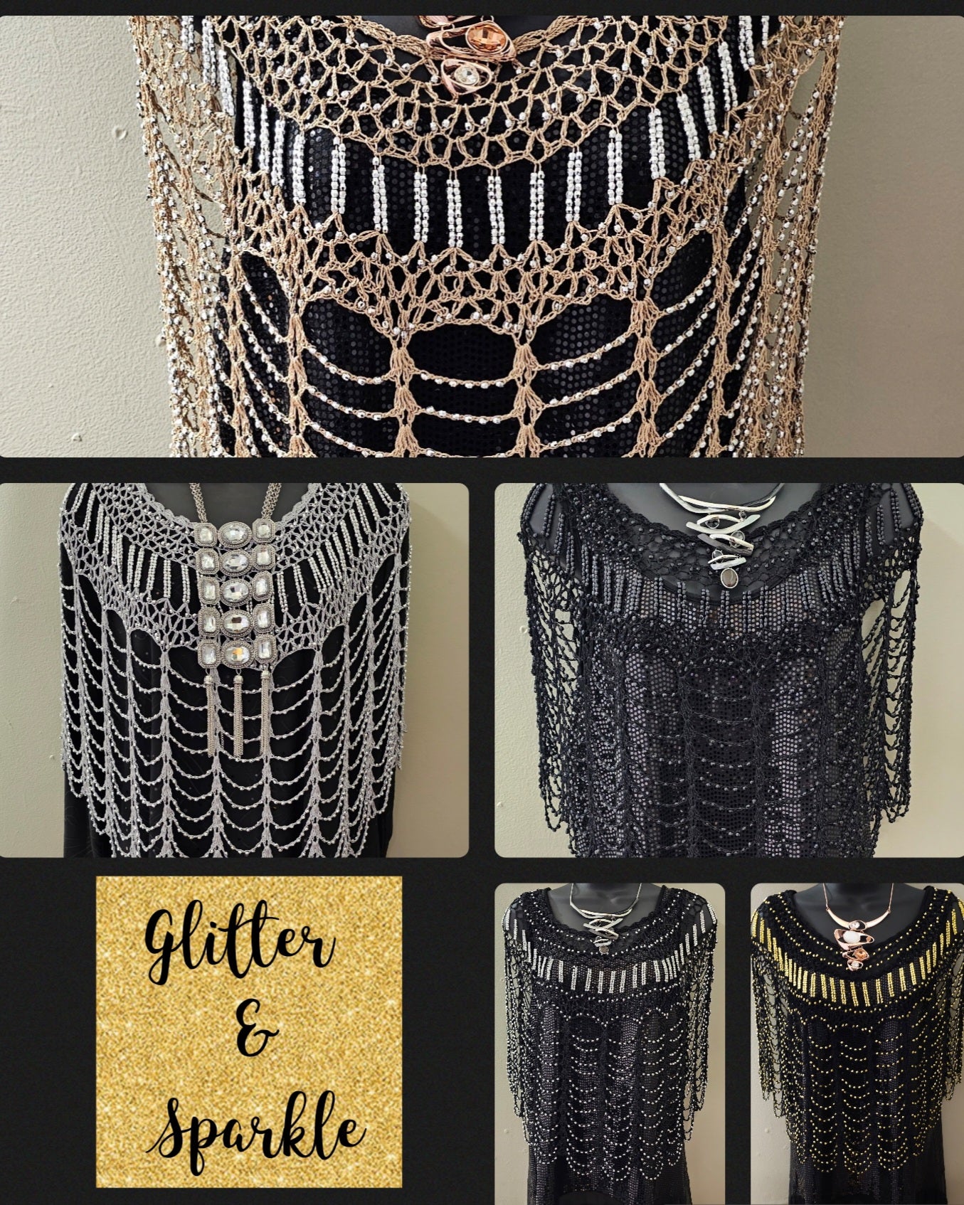 FINAL SALE was $39.99 5 Sparkling Colorways! Beautiful Toppers