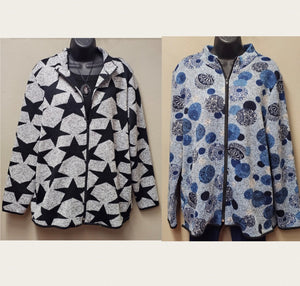 FINAL SALE was $62.99 - 2 Colorways - Swirls or Stars Jacket Sweaters