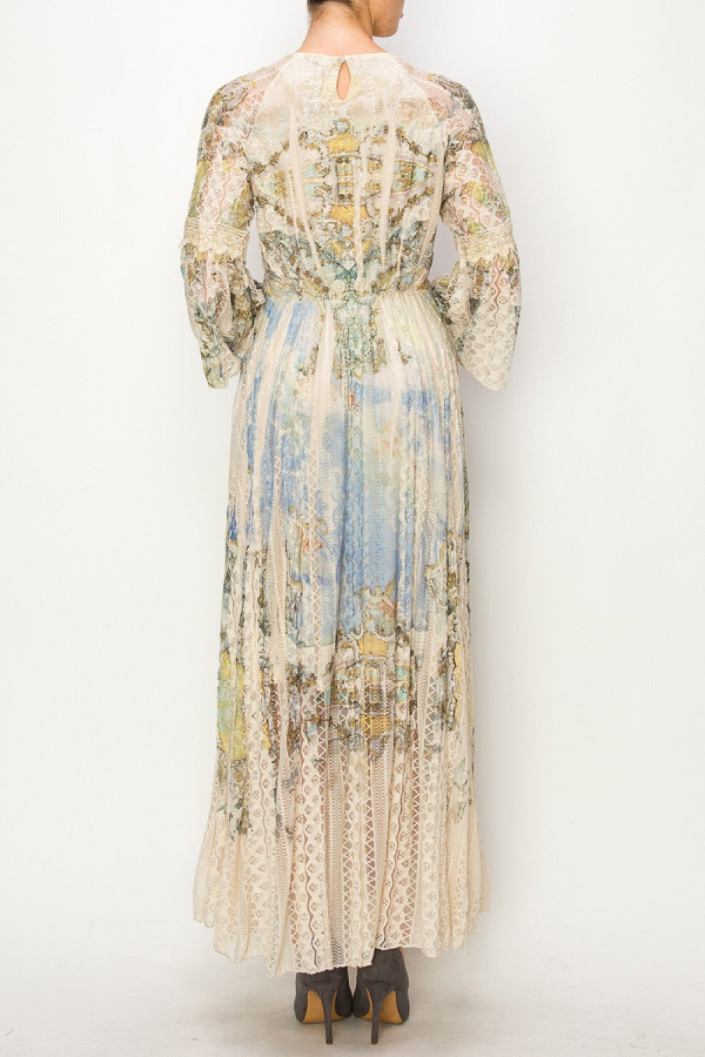 Romantic Renaissance Lace Dress