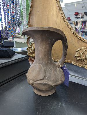 Carved Ecuadorian Wood Vase