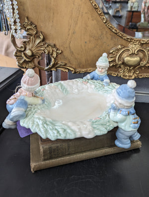 Vintage Hand Painted Ceramic Bowl