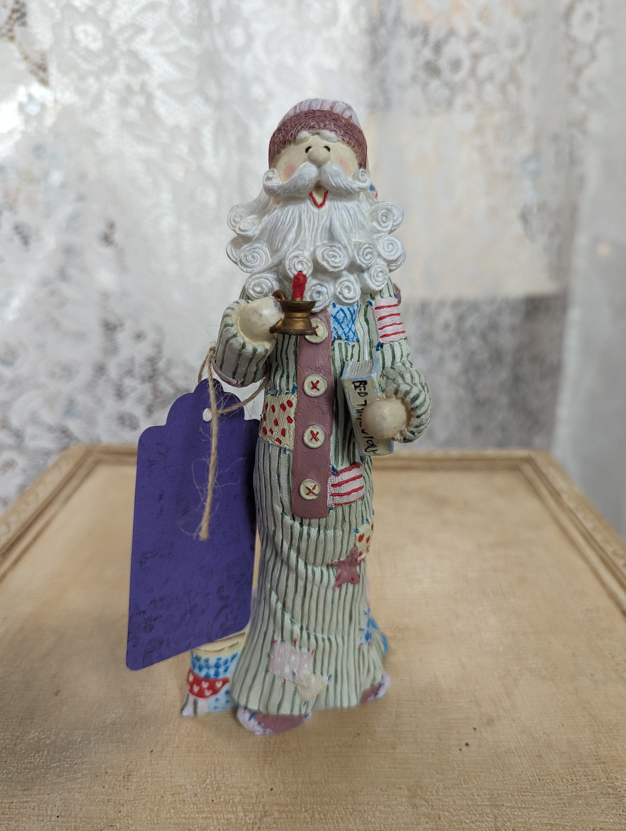 Vintage Santa in PJ's