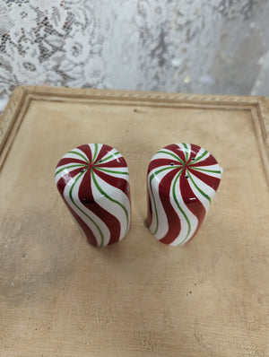 Vintage Salt & Pepper Candy Cane Shakers