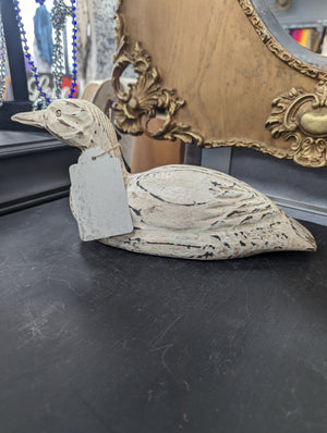 Hand Carved Vintage Wood Duck