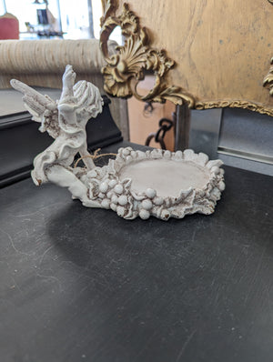 Angel Candle Holder Tray