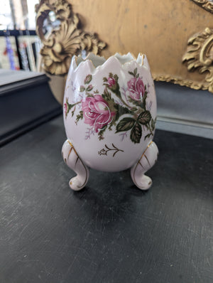 Napco Vintage Cracked Egg Vase Japan