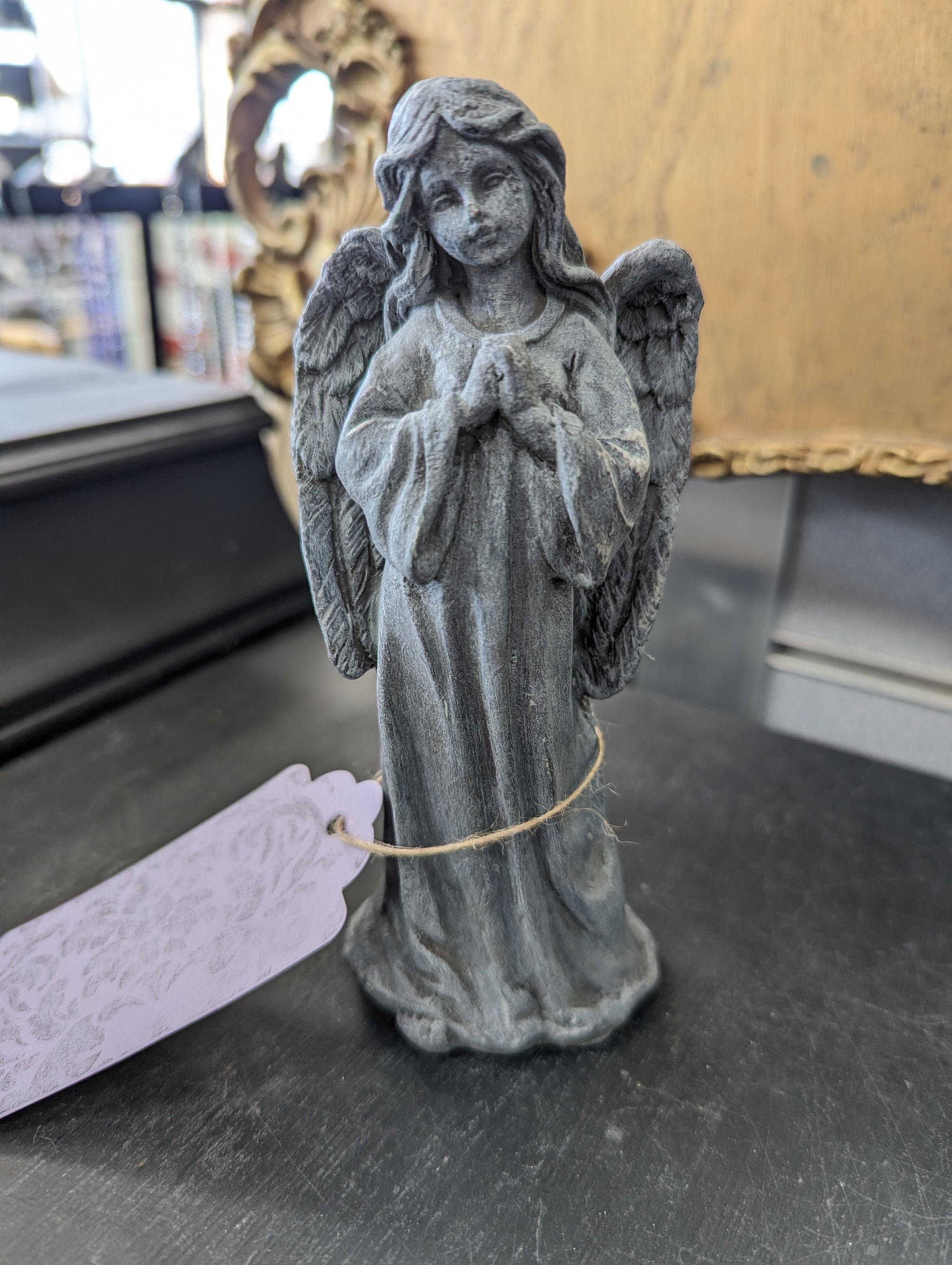 Pretty Angel Upcycled w/Paint and Wax