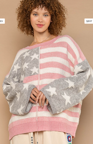 Soft Fleece Light Colored Americana Sweater