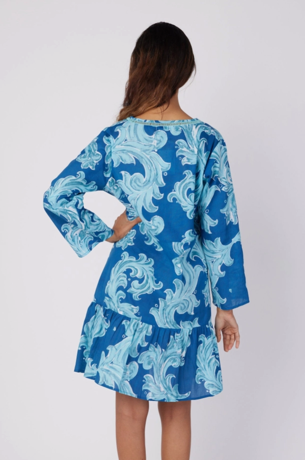 FINAL SALE WAS $64.99 Sweet Blue & Turquoise Dress