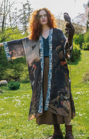 "Wild Beauty" Opera Long Belted Duster