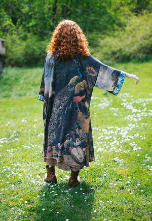 "Wild Beauty" Opera Long Belted Duster