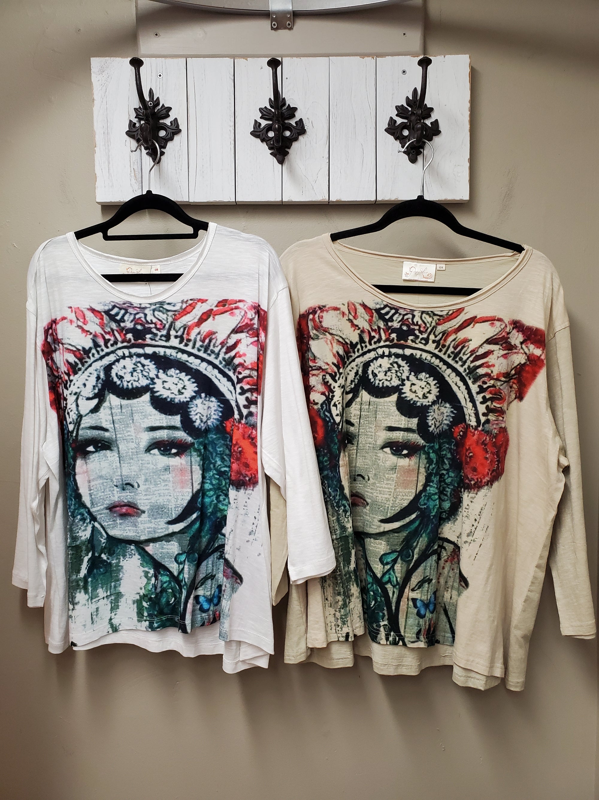 2 Color Ways - Tribal Girl One Size Top