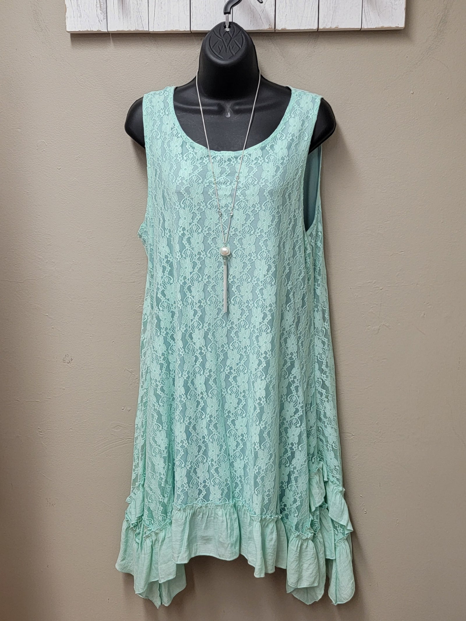 Stunning Mint Lace Dress