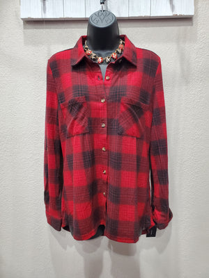 Super Soft Flannel Button Down with Long Sleeves