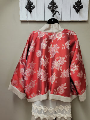 Elegant " Kimmy" Oversized Christmas Kimono OS YouBou2