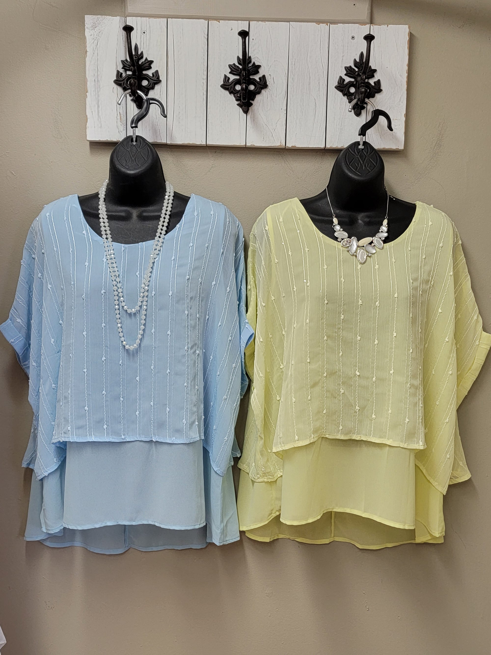 2 Color Ways  - Springy, Flowy 2 Layer Tops