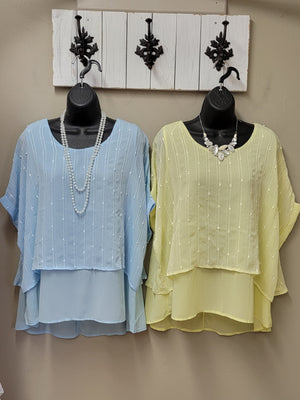 2 Color Ways  - Springy, Flowy 2 Layer Tops