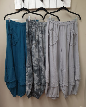 6 Color Ways - Bohemian Style  "Guchi" Pants One Size