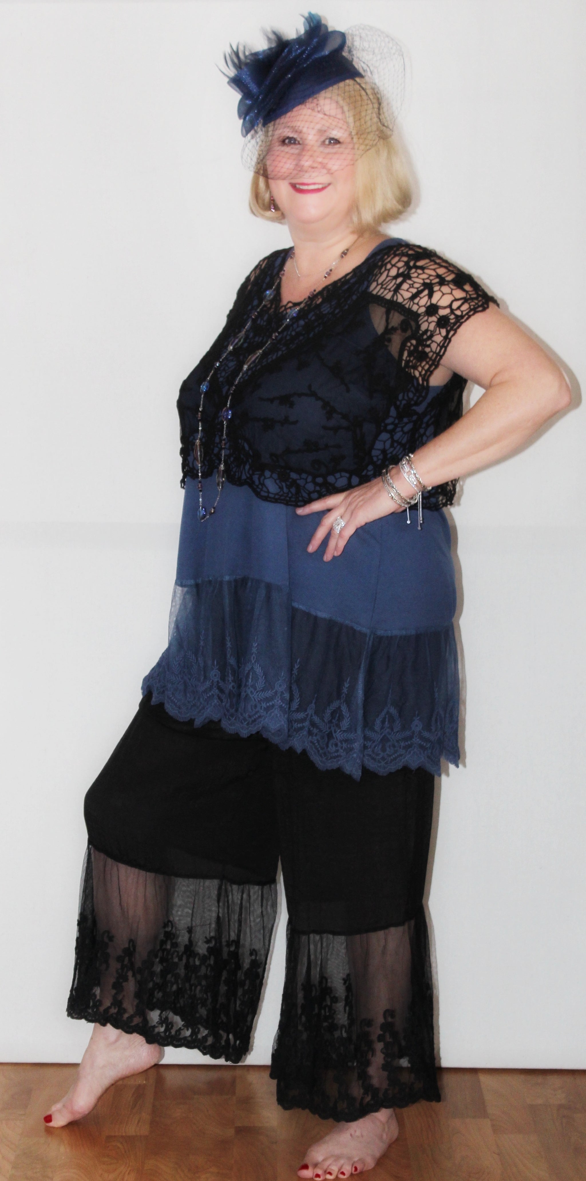 Gaucho top split skirt