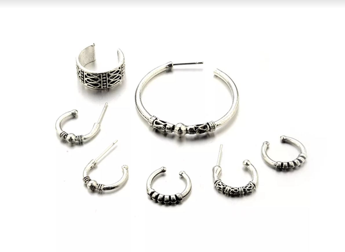 Complete Set of Mix & Match Earrings and Cuffs - You-nique Bou-tique