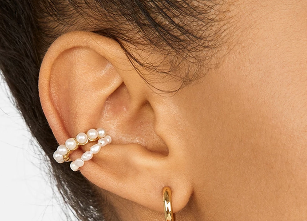 2 Color Ways - Choose Your Favorite Pearl Ear Cuff - You-nique Bou-tique