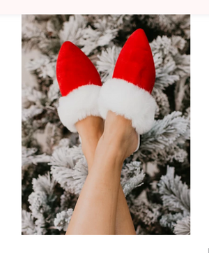 Fun Santa Slippers to Keep Your Toes Warm