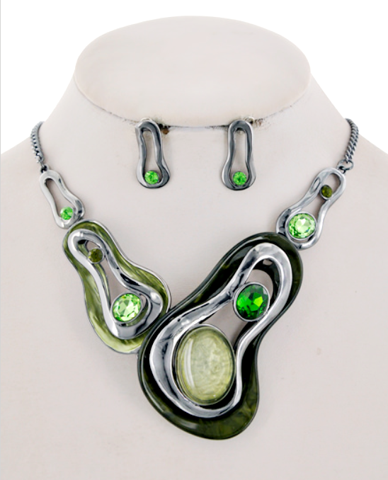5 Color Ways - Gorgeous Necklace and Earring Sets