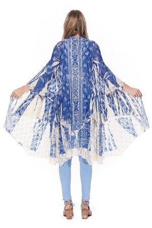 3 Color Way's - Beautiful Lace Jacket with Flattering Layered Back - You-nique Bou-tique